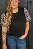 Picture of CURVY GIRL PRINTED SHORT SLEEVE PLUS SIZE TOP